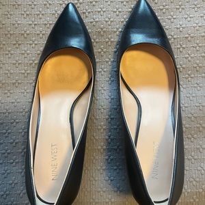 Navy Nine West heels